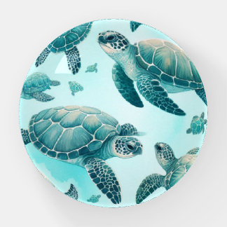 Sea Turtle Friends Paperweight