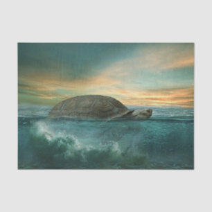 Sea Turtle Giant Decoupage Tissue Paper
