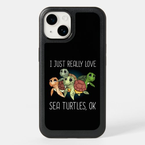 Sea Turtle Gift Kids Women Underwater Sea Turtles OtterBox iPhone 14 Case