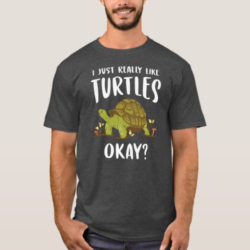 Sea Turtle Gifts For Women Men Tortoise T_Shirt