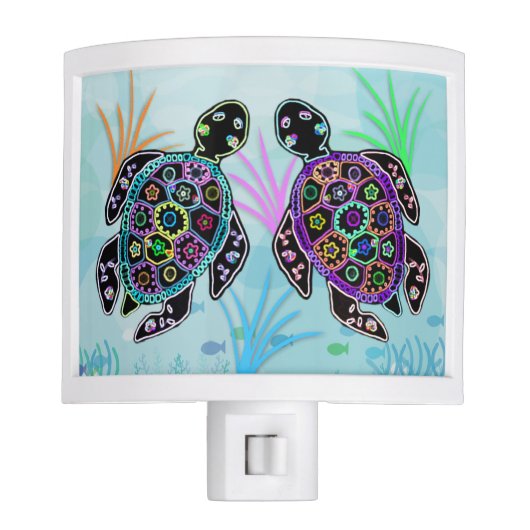 Sea Turtle Glow Night Light (Front)