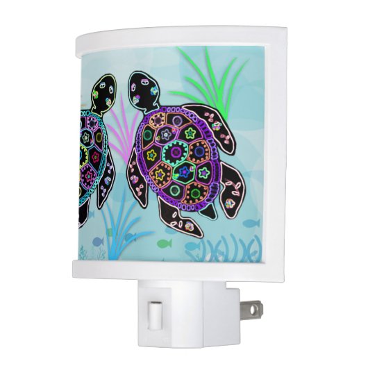 Sea Turtle Glow Night Light (Left)
