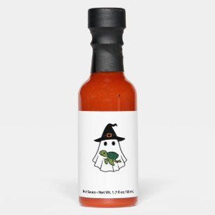 Sea Turtle Halloween Ghost Witch Hat Animal Lovers Hot Sauces