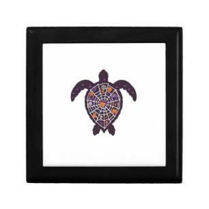 Sea Turtle Halloween Spider-web Pumpkin Ghost Hall Gift Box