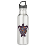 Sea Turtle Halloween Spider-web Pumpkin Ghost Hall Stainless Steel Water Bottle