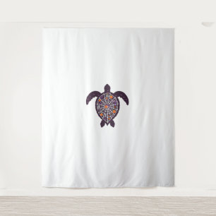 Sea Turtle Halloween Spider-web Pumpkin Ghost Hall Tapestry