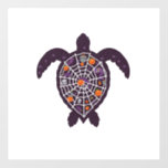 Sea Turtle Halloween Spider-web Pumpkin Ghost Hall Wall Decal