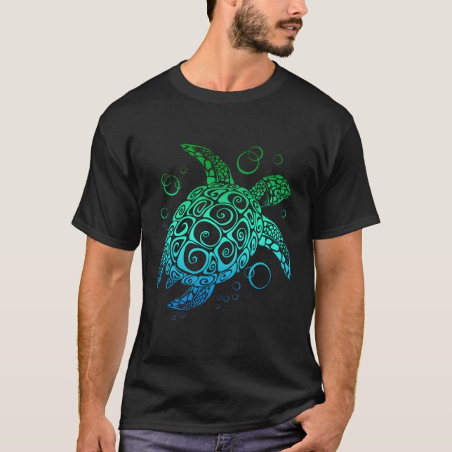 Sea Turtle Hawaiian Honu T-Shirt (Front)