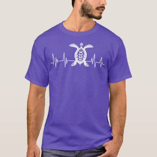 Sea Turtle heartbeat Funny Turtle Turtles heartbea T-Shirt