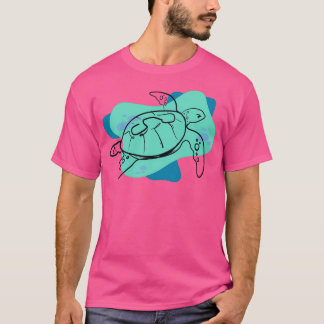 Sea turtle illustration (2) T-Shirt