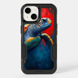 Sea Turtle in Deep Sea OtterBox iPhone 14 Case