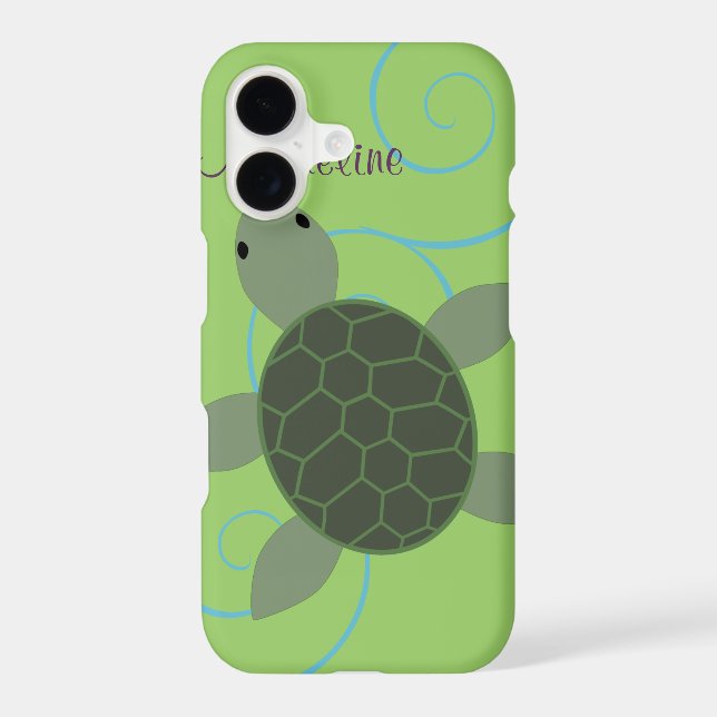 Sea Turtle Iphone Case (Back)