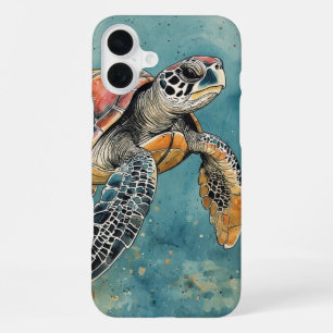 Sea Turtle iPhone 16 Plus Case