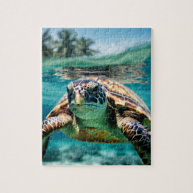 Sea Turtle Jigsaw Puzzle (Vertical)