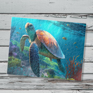 Sea turtle jigsaw puzzle