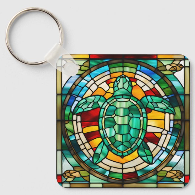 Sea Turtle Keychain (Front)