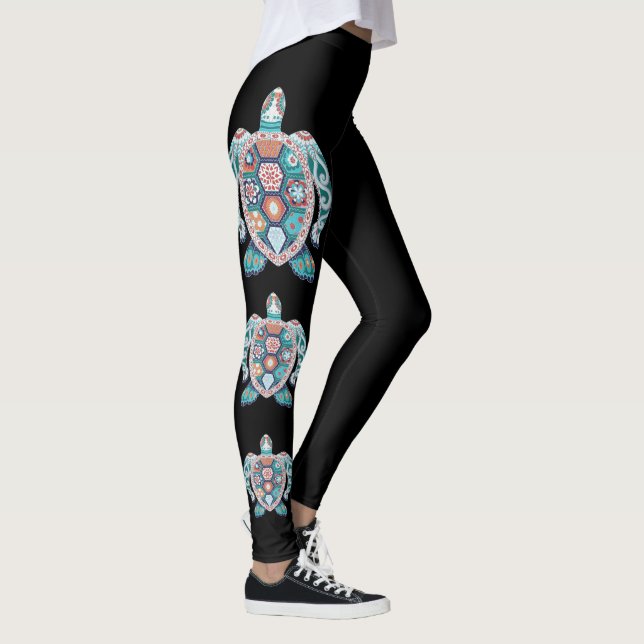 Sea Turtle Leggings (Right)