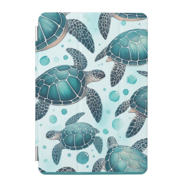 Sea Turtle Life iPad Mini Cover (Front)