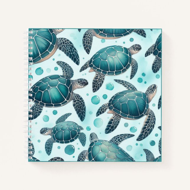 Sea Turtle Life Notebook (Front)