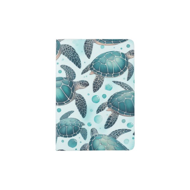 Sea Turtle Life Passport Holder (Front)