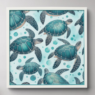 Sea Turtle Life Peel And Stick Photo Tile