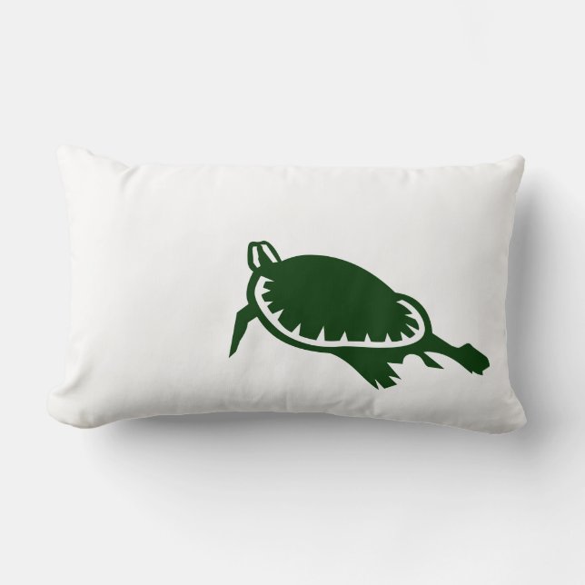 Sea Turtle Lumbar Pillow (Front)