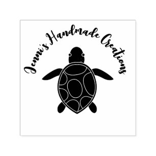 Sea Turtle Made By Self Inking Product Stamp
