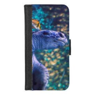 SEA TURTLE MANICURE iPhone 8/7 WALLET CASE