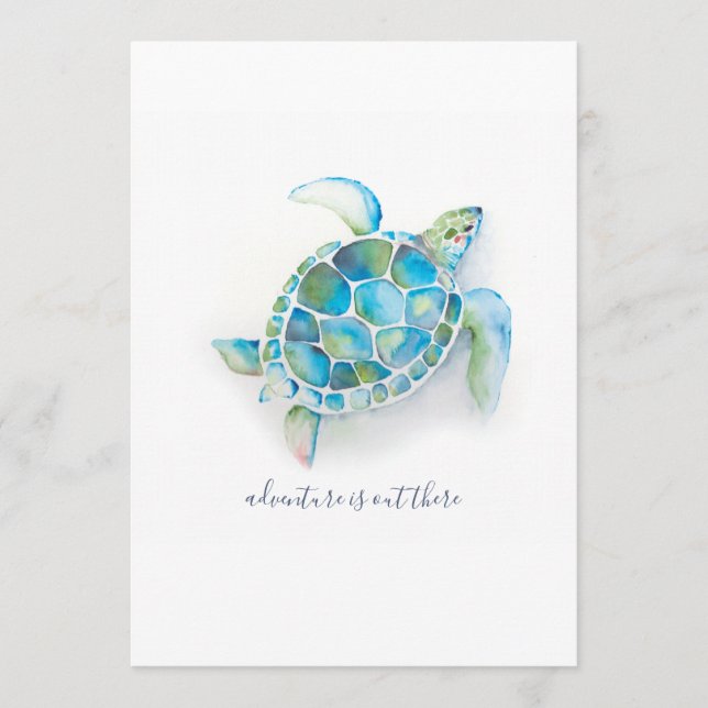 Sea Turtle Menu (Front)