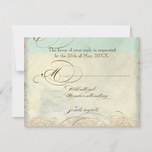 Sea Turtle Modern Coastal Ocean Beach Swirls Style Announcements