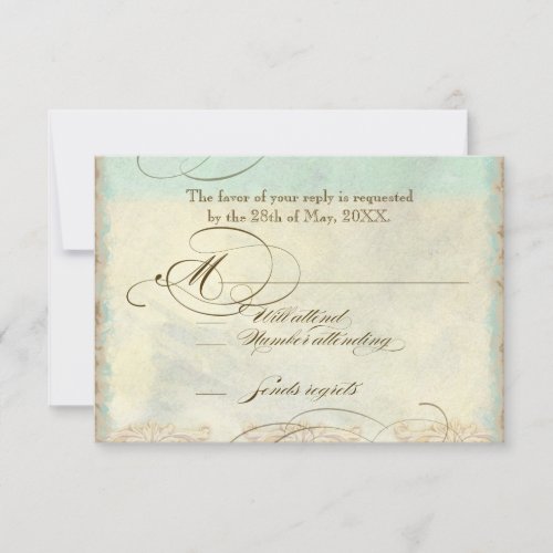 Sea Turtle Modern Coastal Ocean Beach Swirls Style Personalized Announcements