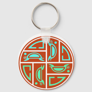 Sea Turtle Moon Cycle Keychain