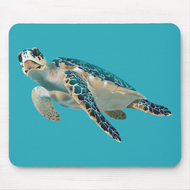 Sea Turtle Mouse Pad (Front)