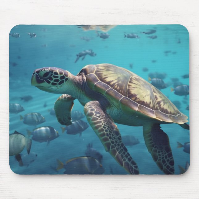 Sea Turtle Mouse Pad (Front)