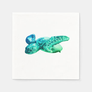 Sea turtle Ocean Coastal Napkins