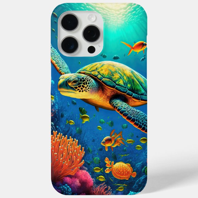 Sea Turtle Ocean Marine Life Beach Nature Animals Case-Mate iPhone Case (Back)