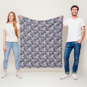 Sea Turtle Ocean Pattern Fleece Blanket