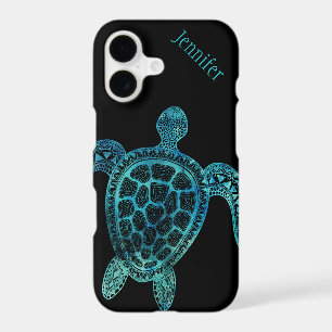 Sea Turtle on Black iPhone 17 Case