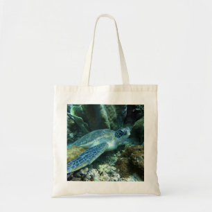 Sea Turtle on Seabed Photo Tote Bag