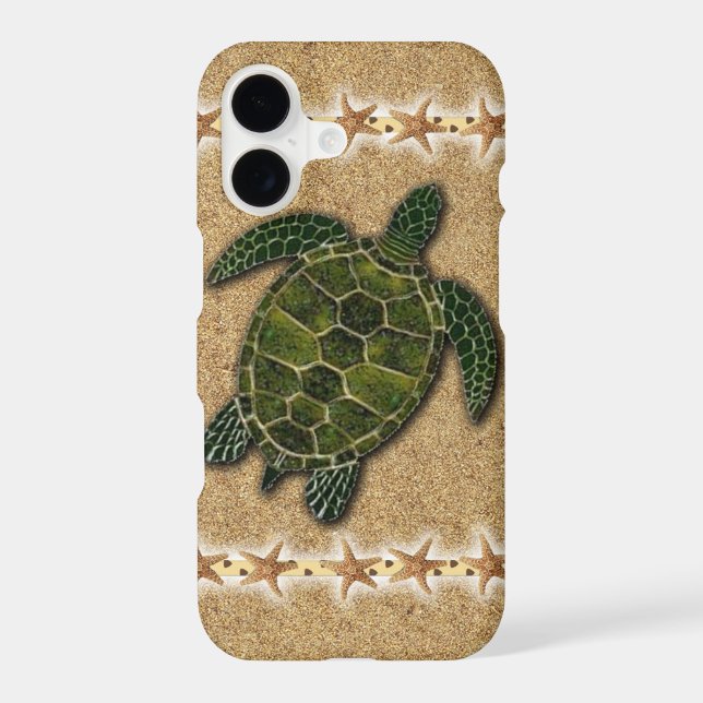Sea turtle on your cell phone! iphone case (Back)