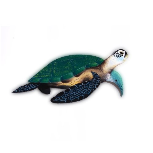 Sea Turtle Original Carved Palm Tree Frond