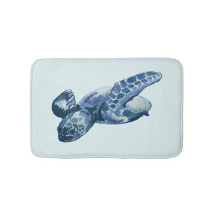Sea Turtle Painting Bath Mat