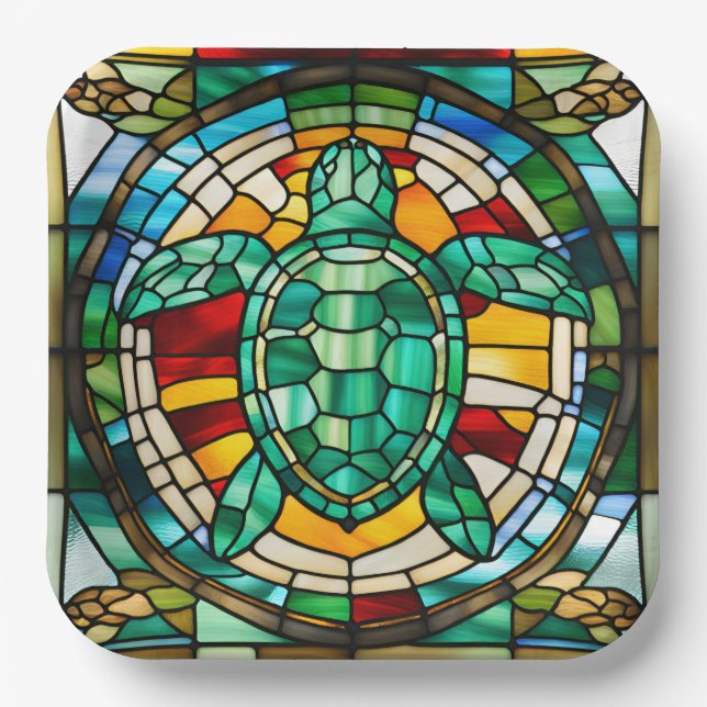 Sea Turtle Paper Plates (Front)