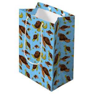 Sea Turtle Pattern Medium Gift Bag