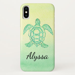 Sea turtle phone case