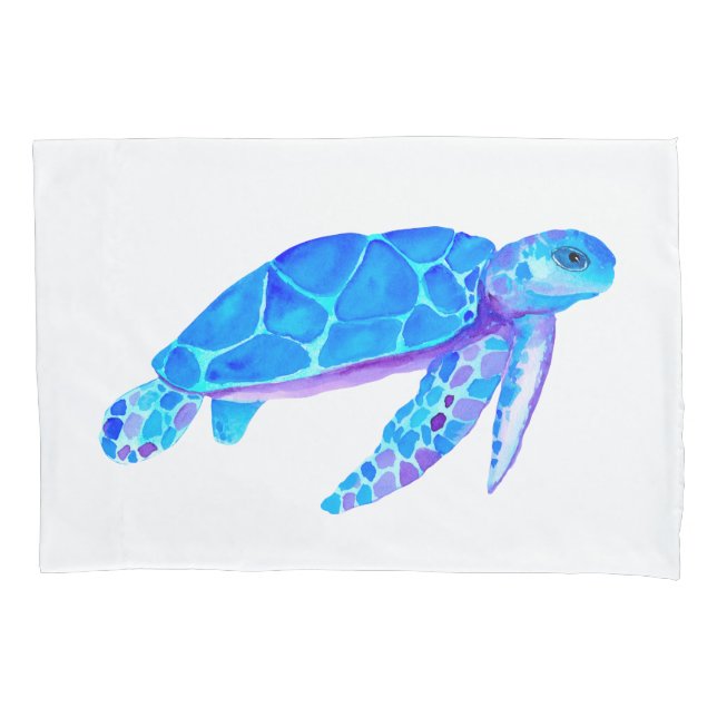 Sea Turtle Pillowcase (Front-Left)