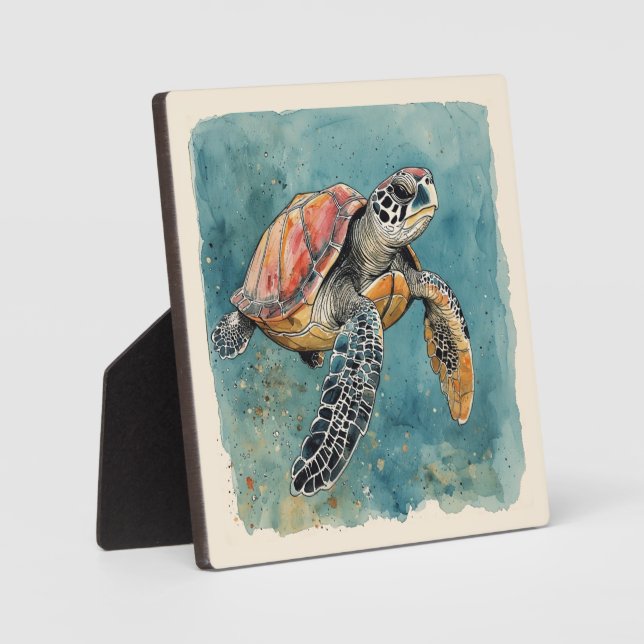 Sea Turtle Plaque (Front)