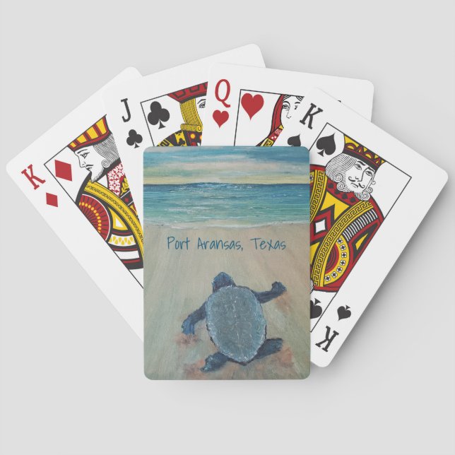 Sea Turtle Playing Cards (Back)