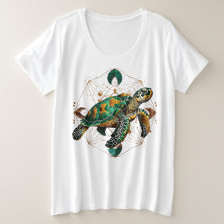 sea turtle plus size T-Shirt