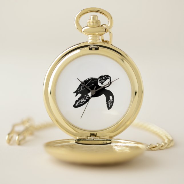 sea turtle  pocket watch (Inside)